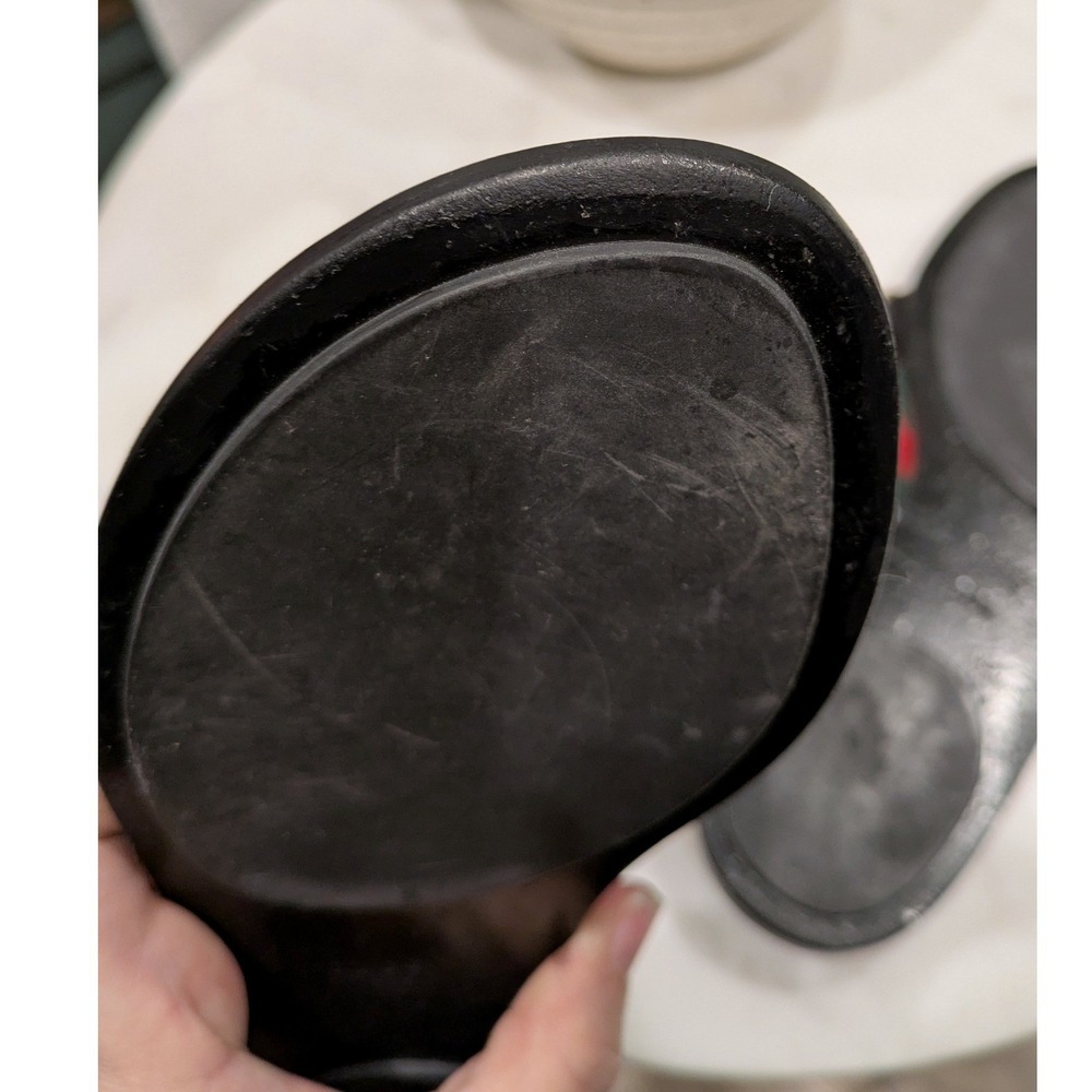 Gucci Flip Flop Thong Sandals Women 37.5 Black Green Red GG Monogram - Picture 14 of 14